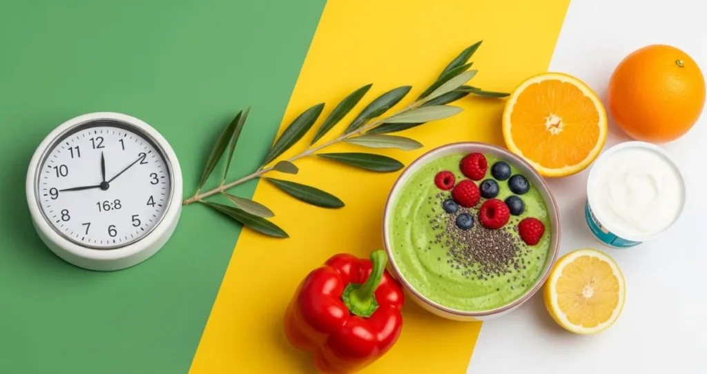 O jejum intermitente não é uma dieta, mas sim um padrão alimentar que alterna períodos de alimentação com períodos de jejum. 