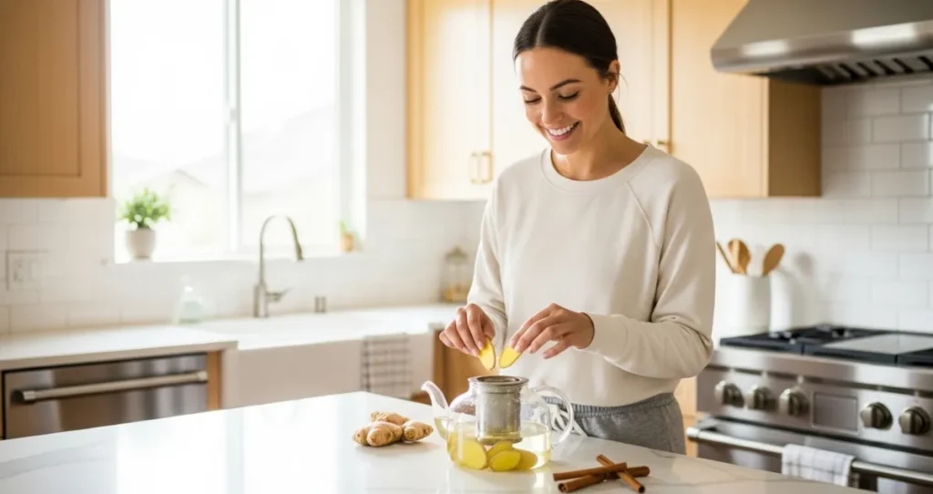 preparo de cha termogenico