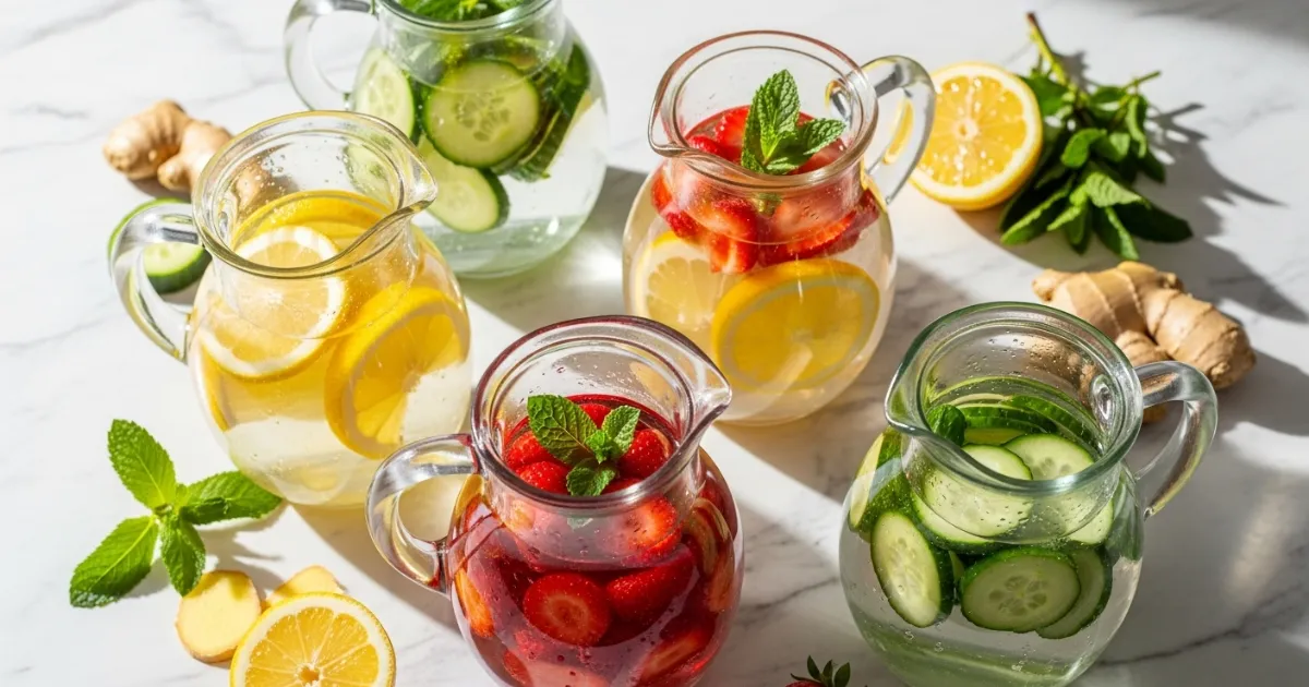 aguas saborizada para emagrecer