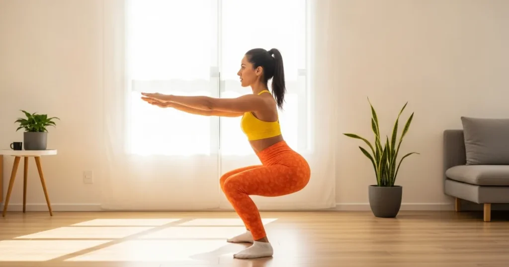 gluteos exercicios agachamento livre