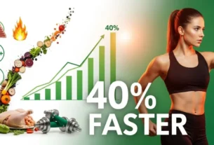 40% mais metabolismo acelerado